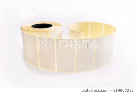 Roll with barcode stickers 119067252