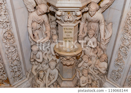 basilica of our lady de la delivrande, normandy, France 119068144