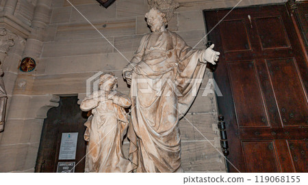 basilica of our lady de la delivrande, normandy, France 119068155