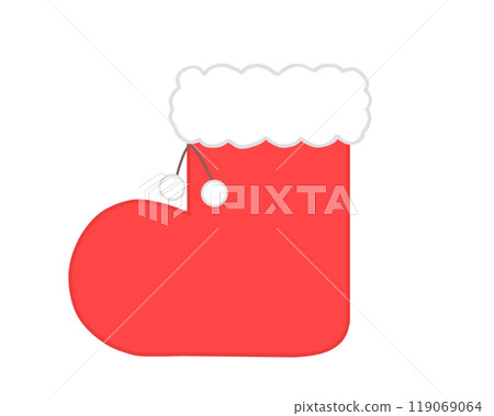 紅色聖誕靴子 119069064