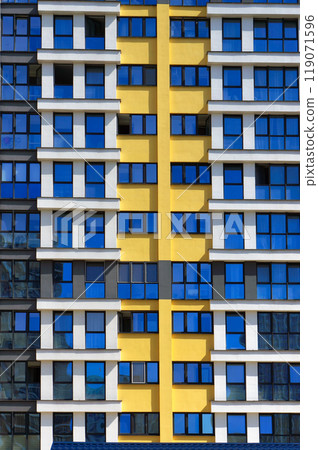 Architecture of Modern Building. Windows on Facade. Architecture of Modern Building. Windows on Facade. 119071596