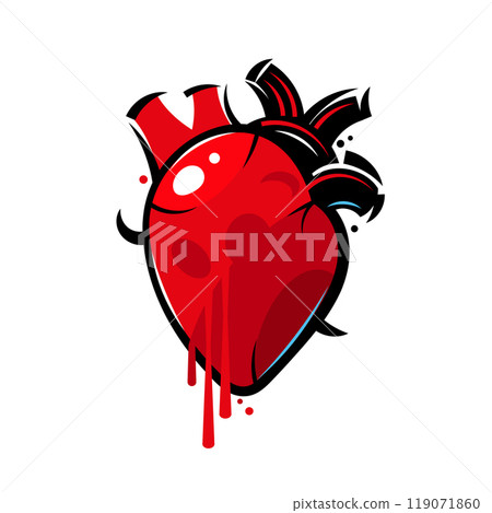 Anatomical Heart And Flowers Show Your Love For Women Anatomical Heart And Flowers Show Your Love For Women 119071860