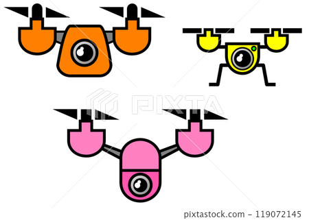A drone that can be wirelessly operated to take pictures and conduct surveys using a high-performance camera 119072145