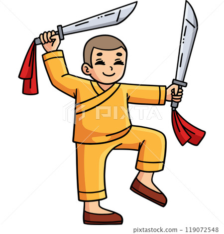 Buddhism Buddhist Female Shaolin Blades Clipart Buddhism Buddhist Female Shaolin Blades Clipart 119072548