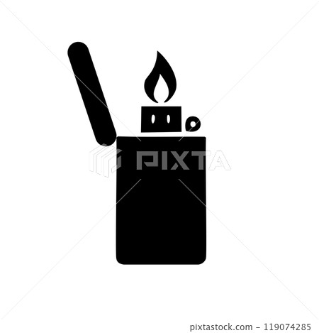 Lighter silhouette simple 119074285