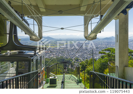 View from Yawatayama Ropeway Yawata Castle Ruins Station 119075443