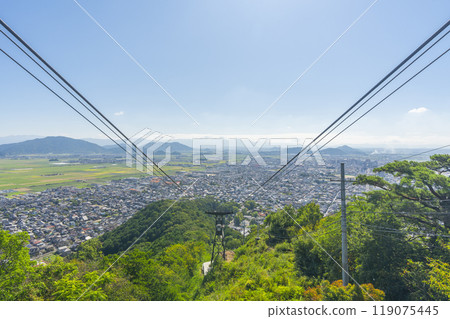 View from Yawatayama Ropeway Yawata Castle Ruins Station 119075445