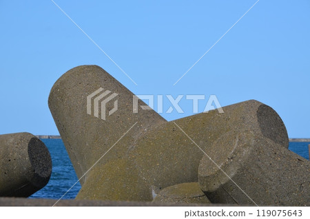 Stacked tetrapods Stacked tetrapods 119075643