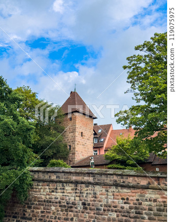 Nuremberg Imperial Castle and fortress wall 119075975