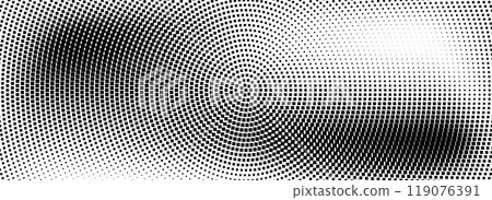 Halftone radial dotted background. Square dots comic gradient texture. Concentric dirt gradation wallpaper. Black white rough grit overlay. Grunge gritty circular pop art cartoon backdrop. Vector Halftone radial dotted background. Square dots comic gradient texture. Concentric dirt gradation wallpaper. Black white rough grit overlay. Grunge gritty circular pop art cartoon backdrop. Vector 119076391