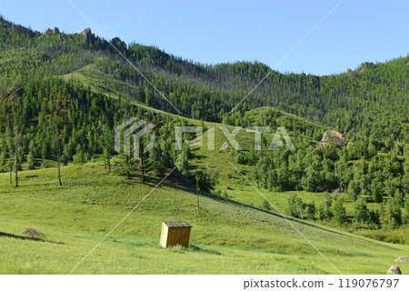 蒙古特日勒吉國家公園景觀 119076797