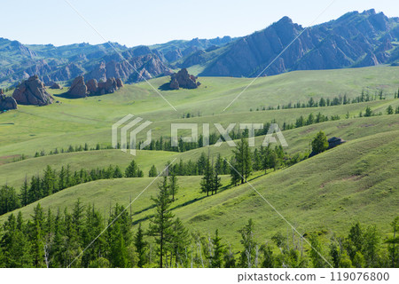 蒙古特日勒吉國家公園景觀 蒙古特日勒吉國家公園景觀 119076800