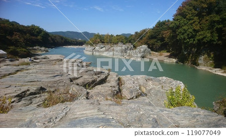 長瀞溪谷和岩資料民 長瀞溪谷和岩資料民 119077049