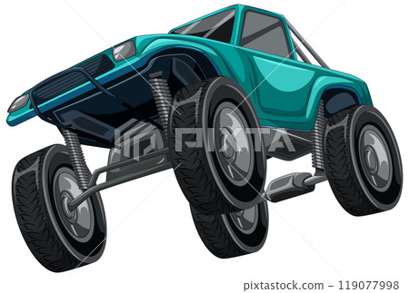 Off-Road Adventure Vehicle Illustration 119077998