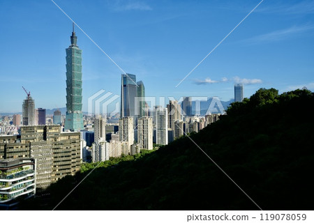 Cityscape "View of downtown Taipei from Xiangshan" 119078059