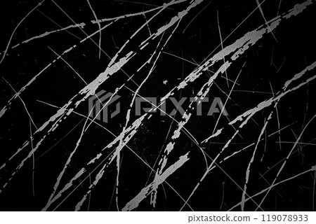 刮傷的黑色 grunge 紋理 119078933