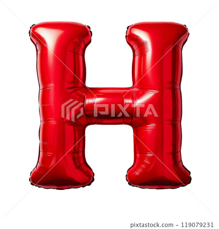 Red balloon letter 
