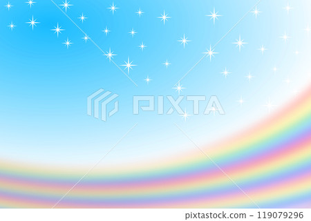 彩虹色曲線背景閃光 119079296