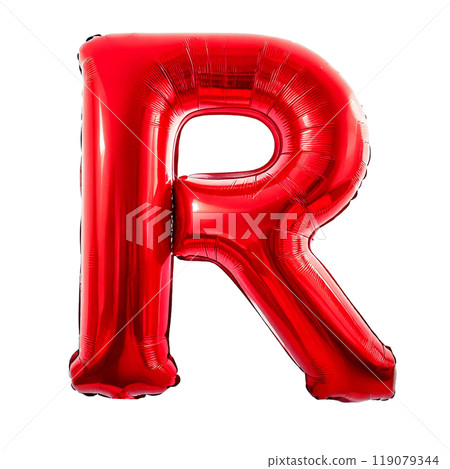 紅色氣球字母“R” 紅色氣球字母“R” 119079344