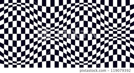 Psychedelic checkerboard pattern Psychedelic checkerboard pattern 119079392