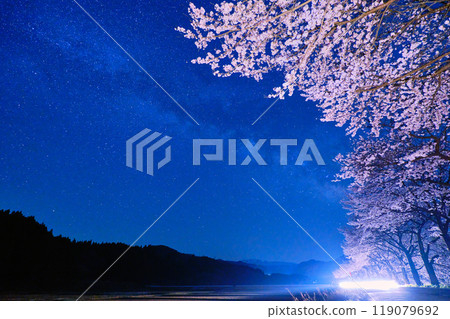 The Milky Way in Spring and Senbonzakura in the Womb 119079692