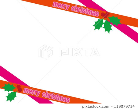 Merry Christmas Merry Christmas Frame White Space Merry Christmas Merry Christmas Frame White Space 119079734