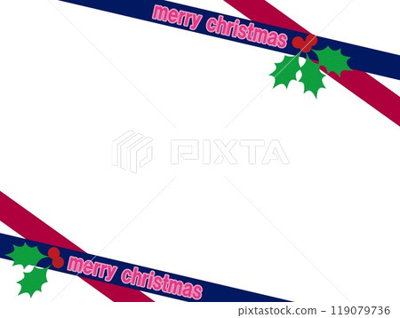 Merry Christmas Merry Christmas Frame White Space Merry Christmas Merry Christmas Frame White Space 119079736