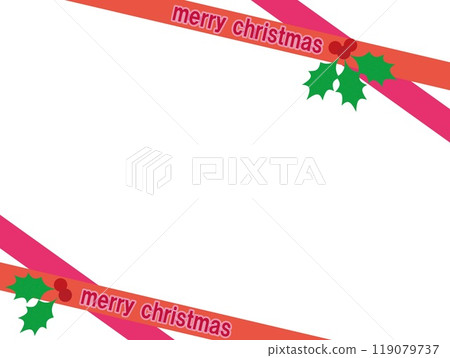 Merry Christmas Merry Christmas Frame White Space Merry Christmas Merry Christmas Frame White Space 119079737