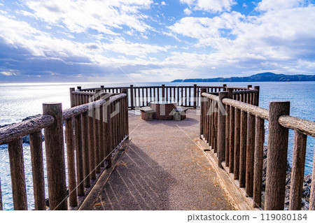 [Sea material] Scenery of Goishi coast [Iwate Prefecture] 119080184