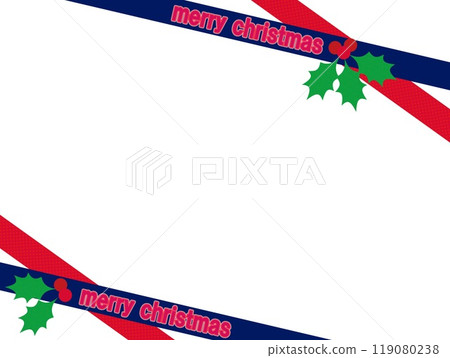Merry Christmas Merry Christmas Frame White Space 119080238