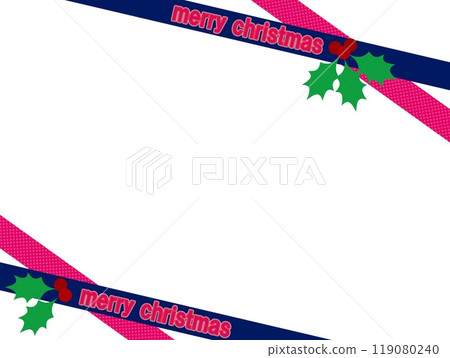聖誕快樂框架空白 119080240