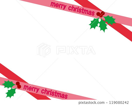 聖誕快樂框架空白 聖誕快樂框架空白 119080242