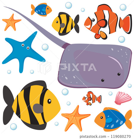 Colorful Underwater Marine Life Colorful Underwater Marine Life 119080270