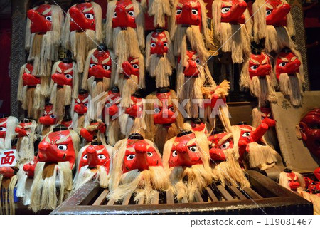 The best Tengu mask in Japan at Mirokuji Temple, Mt. Kasho, Numata, Gunma Prefecture 119081467