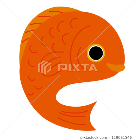 微笑的海鯛的插圖 微笑的海鯛的插圖 119081546