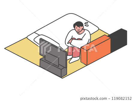 一個人住在狹小的房子裡 119082152