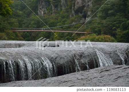 群馬縣沼田市Fukiware瀑布 119083113