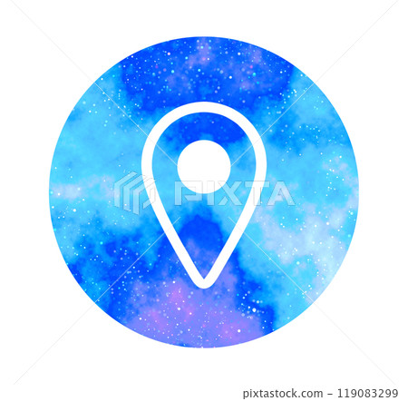 Marble starry sky | Map icon 119083299