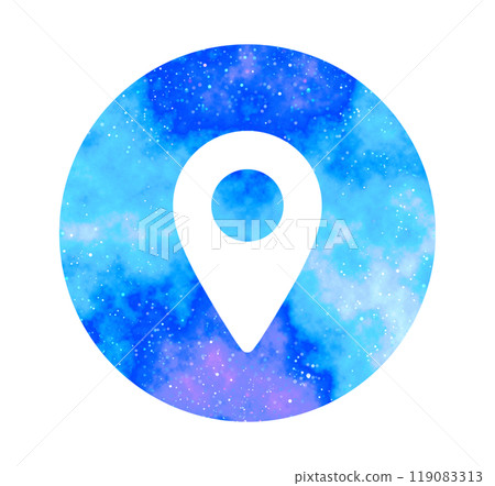 Marble starry sky | Map icon 119083313