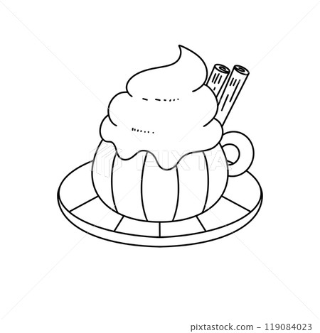 A cup of ice cream with whipped cream and chocolate chips on top A cup of ice cream with whipped cream and chocolate chips on top 119084023