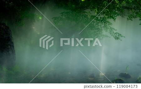 霧景觀 霧景觀 119084173