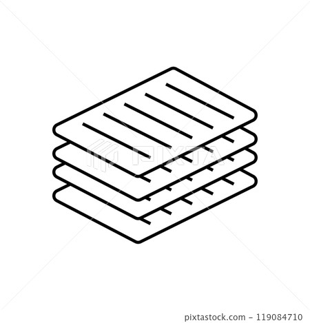Document icon logo design template isolated illustration Document icon logo design template isolated illustration 119084710