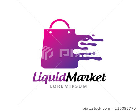 Liquid Shop logo symbol or icon template Liquid Shop logo symbol or icon template 119086779