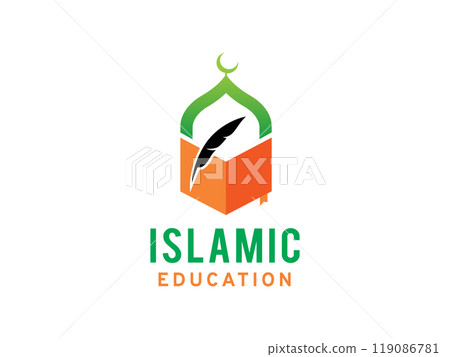 Islamic education logo symbol or icon template 119086781
