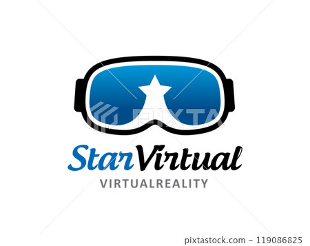 VR logo symbol or icon template VR logo symbol or icon template 119086825