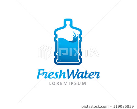 Fresh Water logo symbol or icon template 119086839
