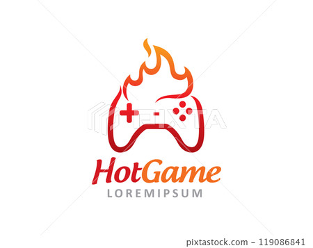 Hot Game logo symbol or icon template 119086841