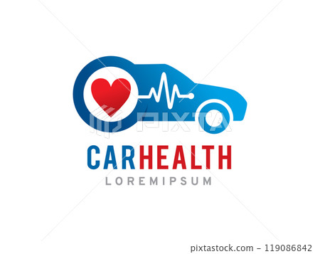 Car Health Check logo symbol or icon template 119086842