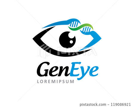 Eye logo symbol or icon template Eye logo symbol or icon template 119086921
