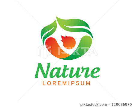 Nature logo symbol or icon template Nature logo symbol or icon template 119086970